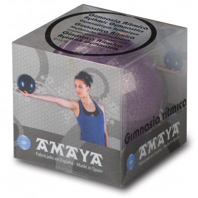 Мяч для художественной гимнастики силикон AMAYA GALAXI 410 г 350630 20 см Зеленый
