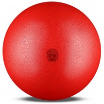 Мяч для художественной гимнастики силикон AMAYA GALAXI 410 г 350630 20 см Красный
