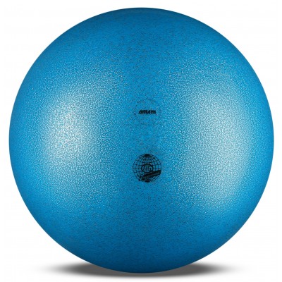 Мяч для художественной гимнастики силикон AMAYA GALAXI 410 г 350630 20 см Бирюзовый