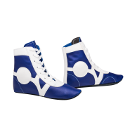 Обувь для самбо SM-0102, кожа, синий